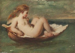 Cupid In A Shell — William Etty