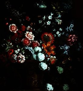 Flowers In A Bronze Urn — Pieter Casteels Iii