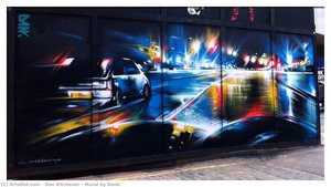 Mural By Dank — Dan Kitchener, Contemporary Realism