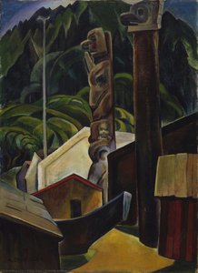 A Haida Village — Emily Carr