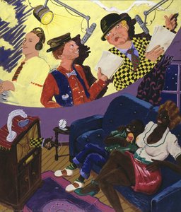Listening To Amos And Andy — Robert H. Colescott