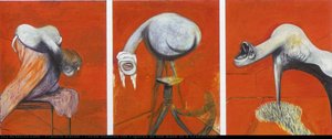 Three Studies For Figures At The Base Of A Crucifixion — Francis Bacon