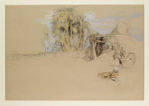 Rural Scene In Upper Egypt, On The Banks Of The Nile — John Frederick Lewis
