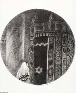 Lone Worshipper — Louis Lozowick
