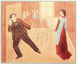 Mr.--- And Miss--- Nervously Perpetuating The Touch Of A Vanished Hand — Sir Max Beerbohm