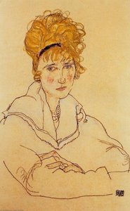 Portrait Of Edith Schiele — Egon Schiele, Expressionist Movement