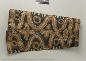 Painting From A Ceremonial House Ceiling — Kulumb, Simberaga Wanyi