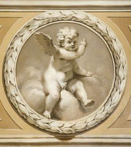 Winged Infant Pointing Upwards — Francesco Sleter