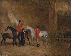 Foxhunting Scene — Benjamin Marshall