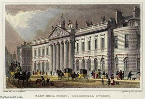 East India House — Thomas Hosmer Shepherd