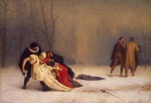 Duel After A Masked Ball — Jean-léon Gérôme