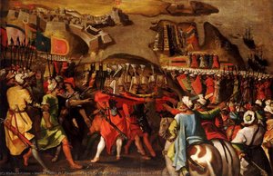 The Siege Of Malta Turkish Bombardment Of Birgu, 6 July 1565 — Matteo Perez D' Aleccio