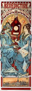 Benedictine — Alphonse Mucha