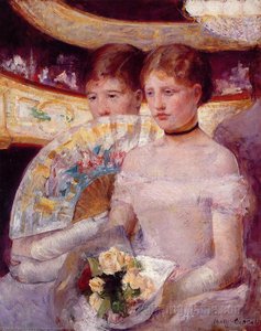 Two Women In A Theater Box — Mary Stevenson Cassatt