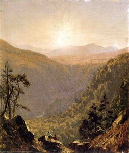 A Sketch In Kauterskill Clove — Sanford Robinson Gifford