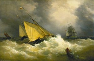 First Come, First Served — Richard Brydges Beechey