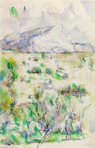 Mont Sainte-victoire Seen From Les Lauves — Paul Cézanne, Post-impressionism