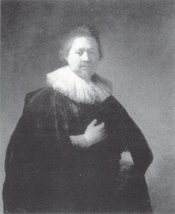 Portrait Of A Standing Man — Rembrandt Van Rijn, Baroque