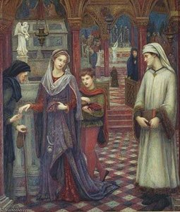 Dante And Beatrice — Marie Spartali Stillman