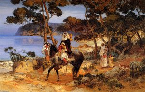 A Coastal Trail — Frederick Arthur Bridgman