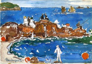 North Shore -3, Massachusetts — Maurice Brazil Prendergast