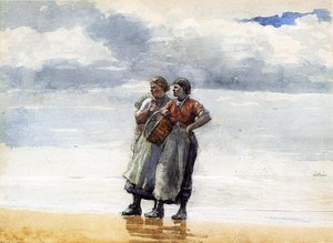 Daughters Of The Sea — Winslow Homer, Impressionism