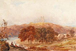Penrhyn Castle, Caernarvonshire — Anthony Vandyke Copley Fielding