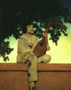 Her Window — Maxfield Parrish