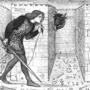 Theseus In The Labyrinth — Edward Coley Burne-jones