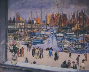 The Port At Saint Tropez — Henri Lebasque