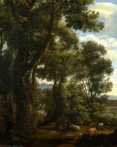 Landscape With A Goatherd And Goats — Claude Lorrain (claude Gellée)