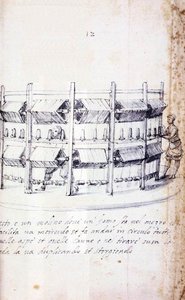 Treatise On Silk Culture And Manufacture (series Of Thirteen Drawings, No. 12) — Giuseppe Arcimboldo