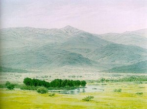Landscape In The Riesengebirge — Caspar David Friedrich, Romanticism