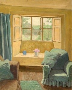 Interior Of A Cottage At Brockhampton, Gloucestershire — Bertha Ridley Bell, Impressionism