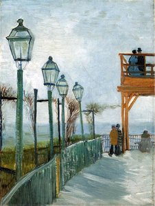 Belvedere Overlooking Montmartre — Vincent Willem Van Gogh