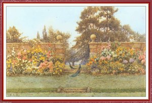 Peacock In Agarden — Ernest Arthur Rowe