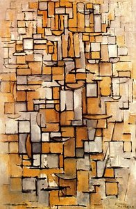 Quadro I — Piet Mondrian, Cubism