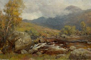 A Highland Burn — Ernest Albert Waterlow