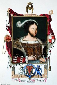 Portrait Of Edward Seymour Lord Protector Of Edward Vi And Duke Of Somerset From 'memoir — Sarah Countess Of Essex