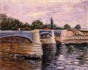 The Seine With The Pont De La Grande Jette — Vincent Willem Van Gogh
