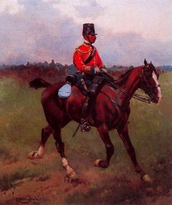 Mounted Officer — Josep Cusachs I