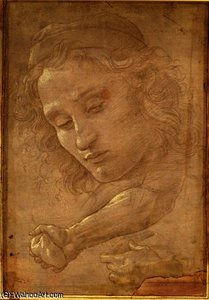 Head Of A Youth — Sandro Botticelli, Early Renaissance