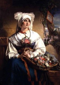 Flower Girl From Trieste — Jean François Portaels