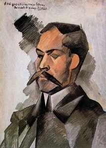 Portrait Of Manuel Pallarés — Pablo Picasso, Cubist Portrait