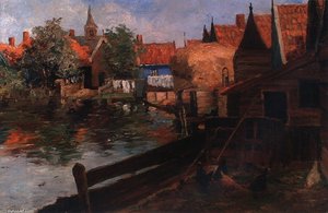 Volendam, Gezicht Op Het Brijkje