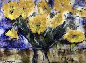 Yellow Flowers — Christian Rohlfs