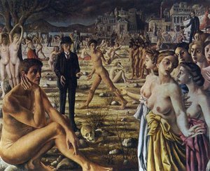 The City Worries — Paul Delvaux