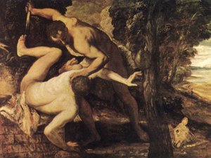 Kain Och Abel, Venedig — Jacopo Tintoretto, Baroque