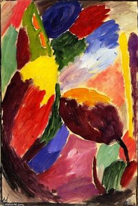 Large Variation: After The Spring Rain — Alexej Von Jawlensky, Early Expressionism