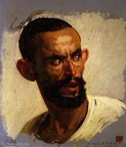 Kabyle head, Algeria (1861)